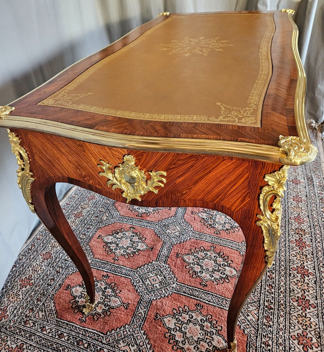 Bureau Louis XV Estampillé Alexandre Chevrié-photo-2
