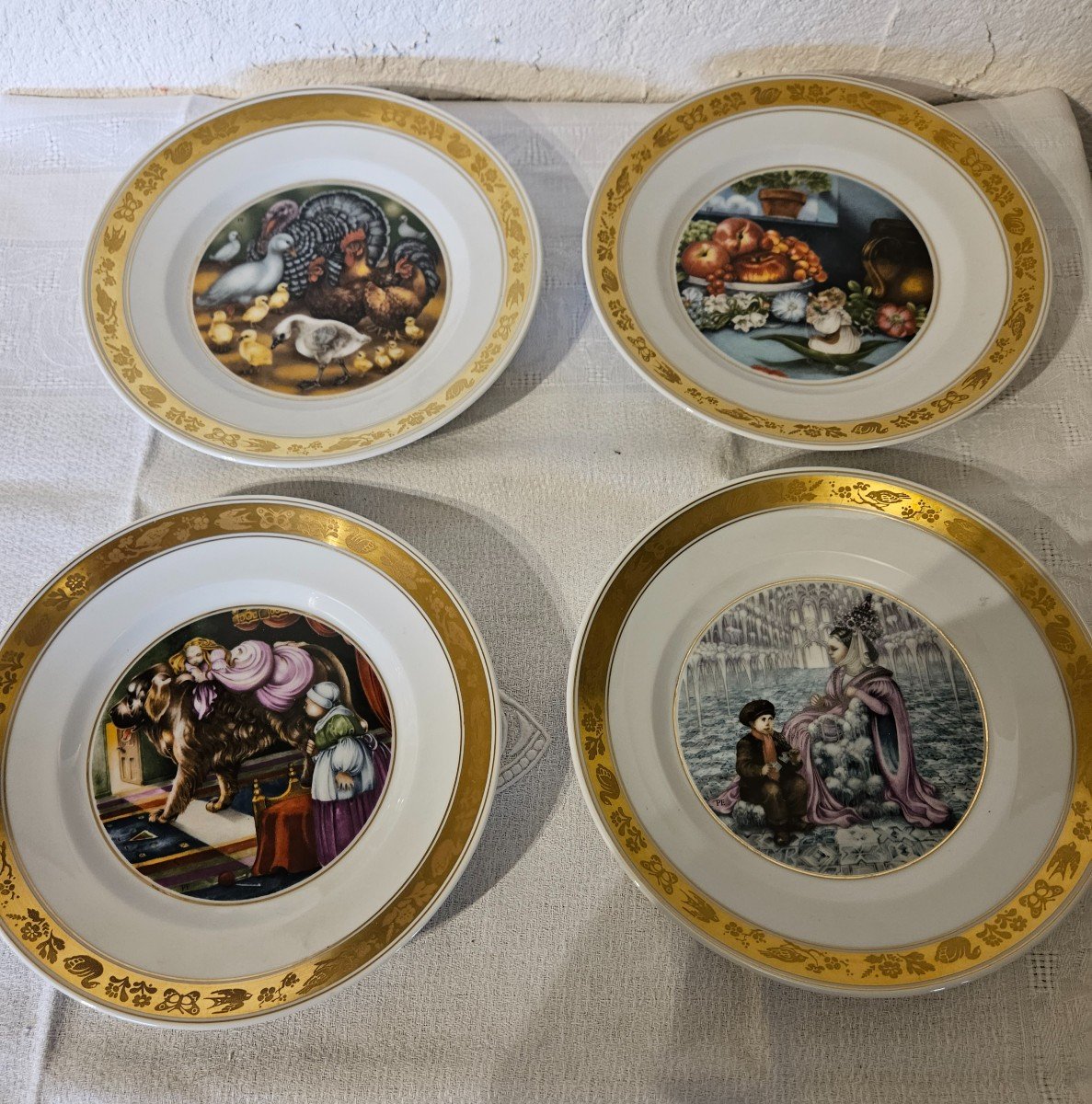 12 Royal Copenhagen Plates - The Hans Christian Andersen - 1975-photo-4