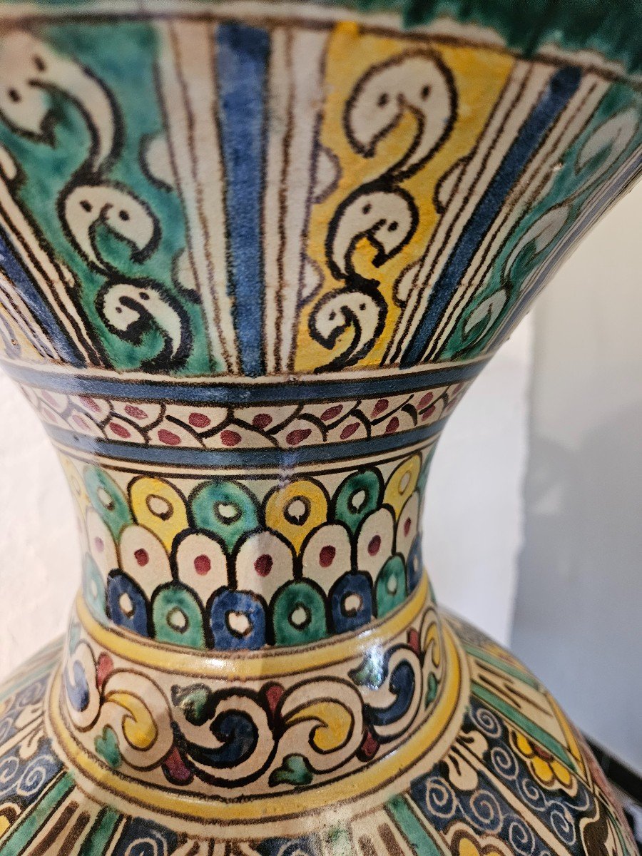 Très Grand Vase Marocain  -  Fès  -  Fin 19ème-photo-1