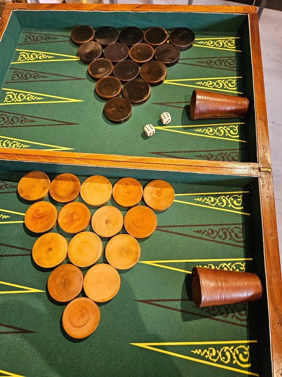 Backgammon Game - Late 19th Century.-photo-6