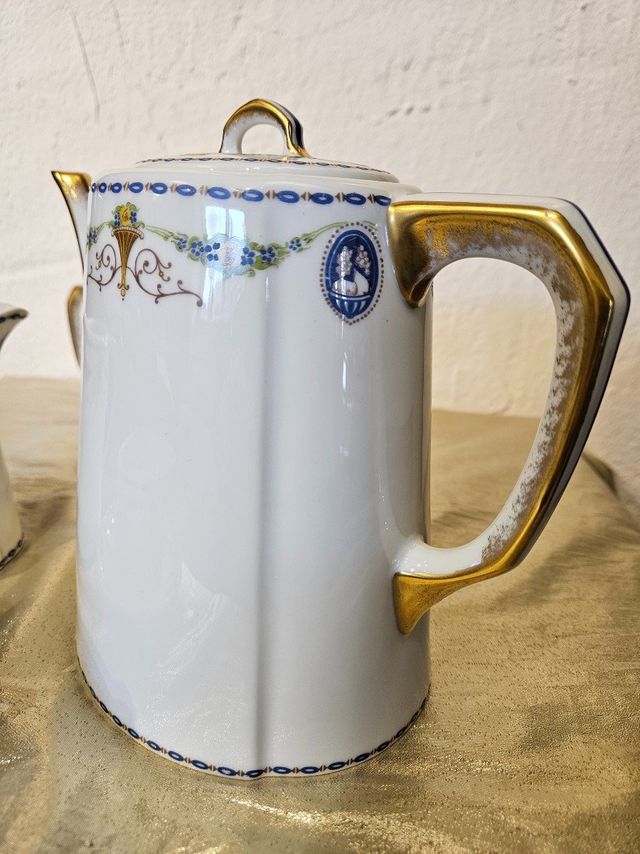 Limoges Porcelain Tea Or Coffee Service - 20th Century --photo-2