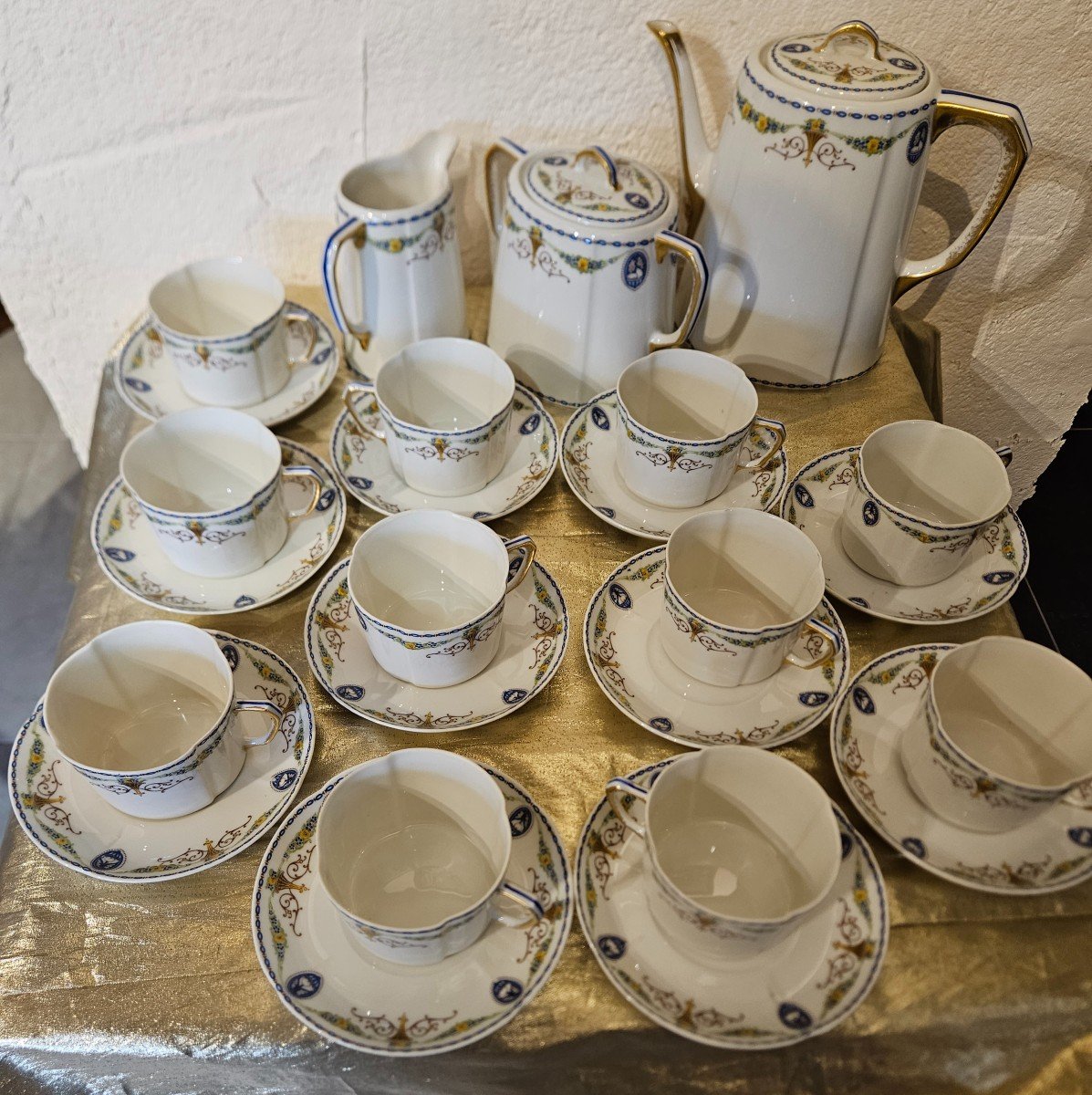 Limoges Porcelain Tea Or Coffee Service - 20th Century --photo-8