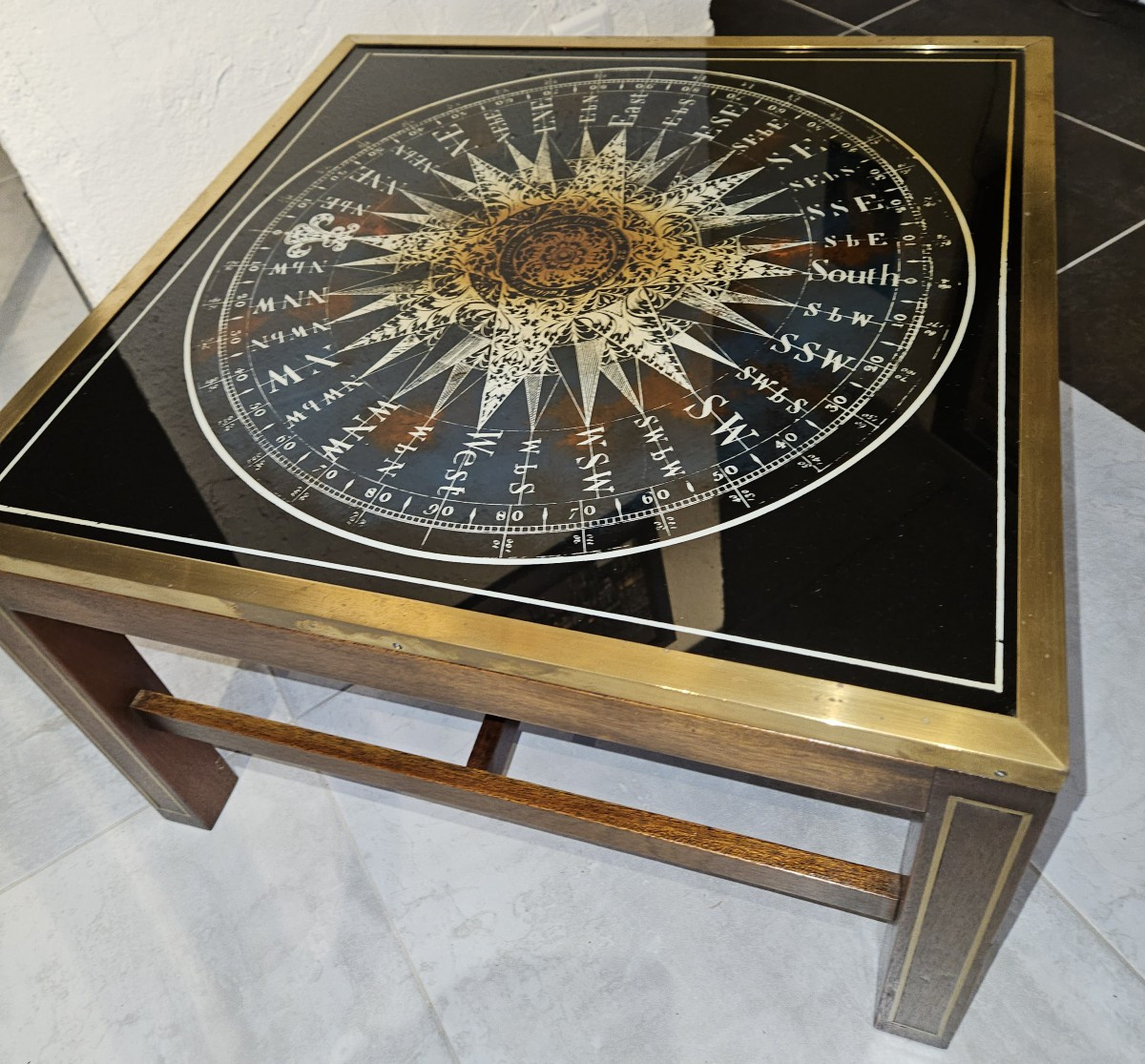 Table Basse De Style Campagne  -  Maison Jansen  -  1960-photo-3