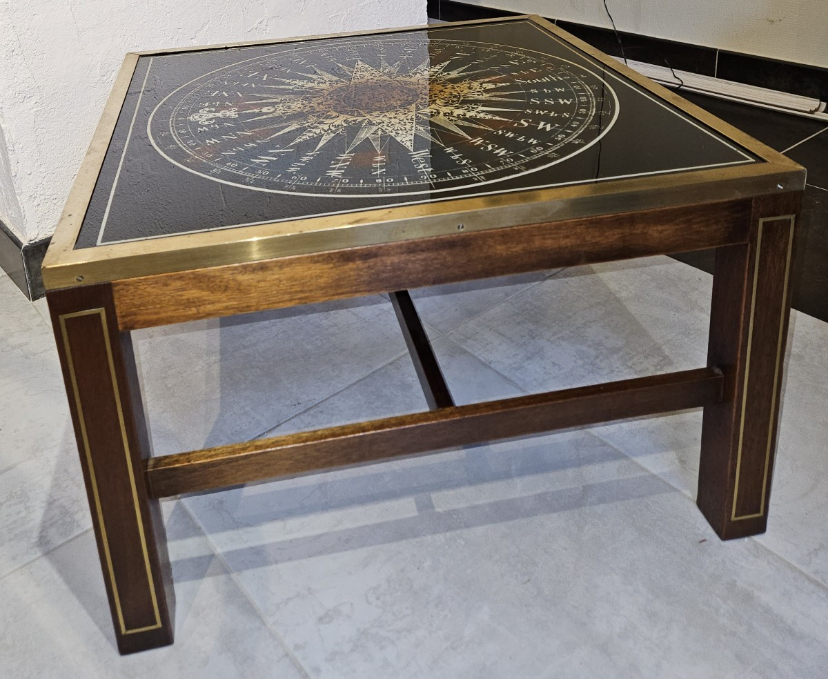 Table Basse De Style Campagne  -  Maison Jansen  -  1960-photo-5