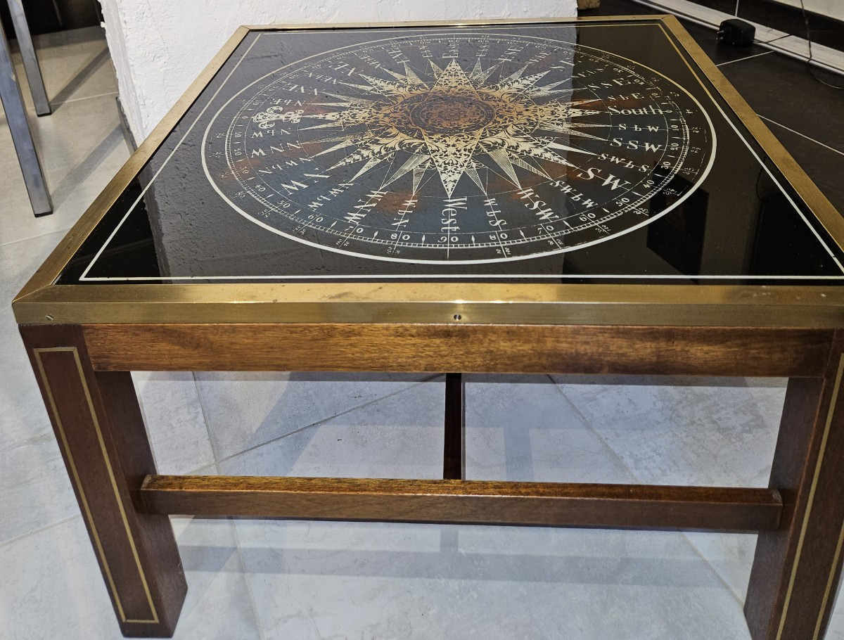 Table Basse De Style Campagne  -  Maison Jansen  -  1960-photo-7