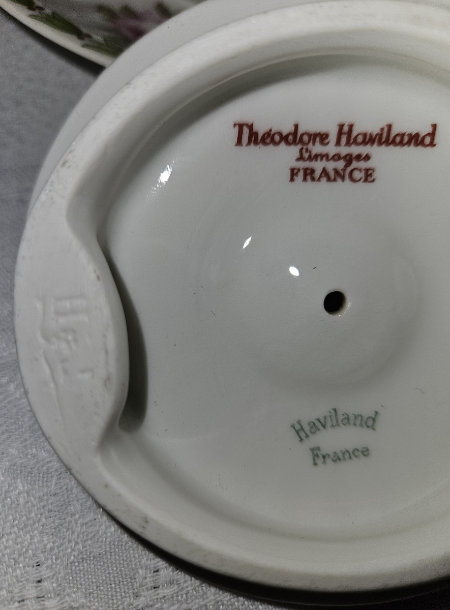 Limoges Porcelain Tête à Tête Service - Théodore  Haviland - -photo-2