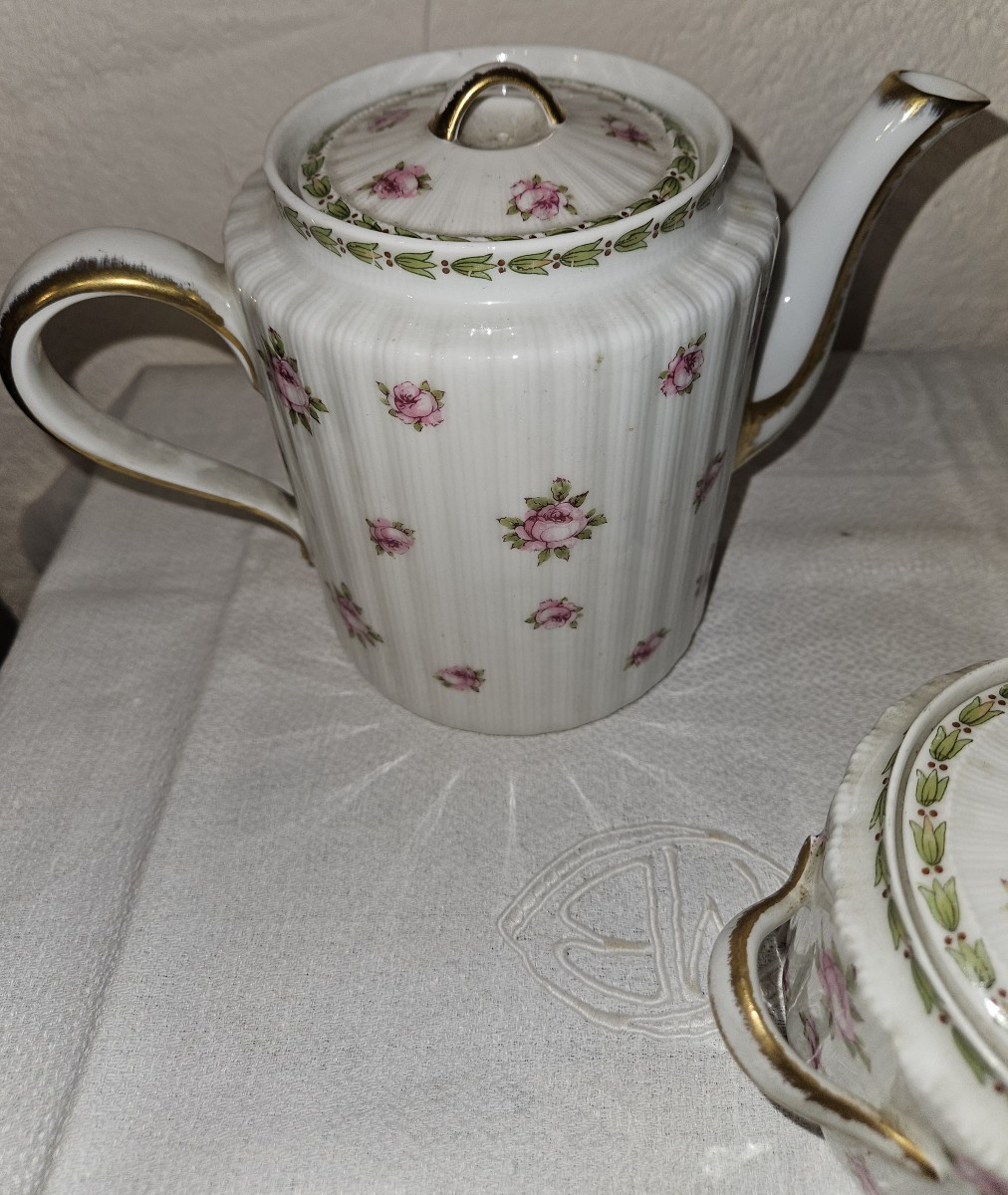 Limoges Porcelain Tête à Tête Service - Théodore  Haviland - -photo-4