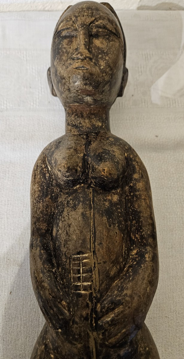Statuette  Africaine  BLOLO - BLA - Fétiche BAOULE  -  origine Côte d'Ivoire -  20ème --photo-5