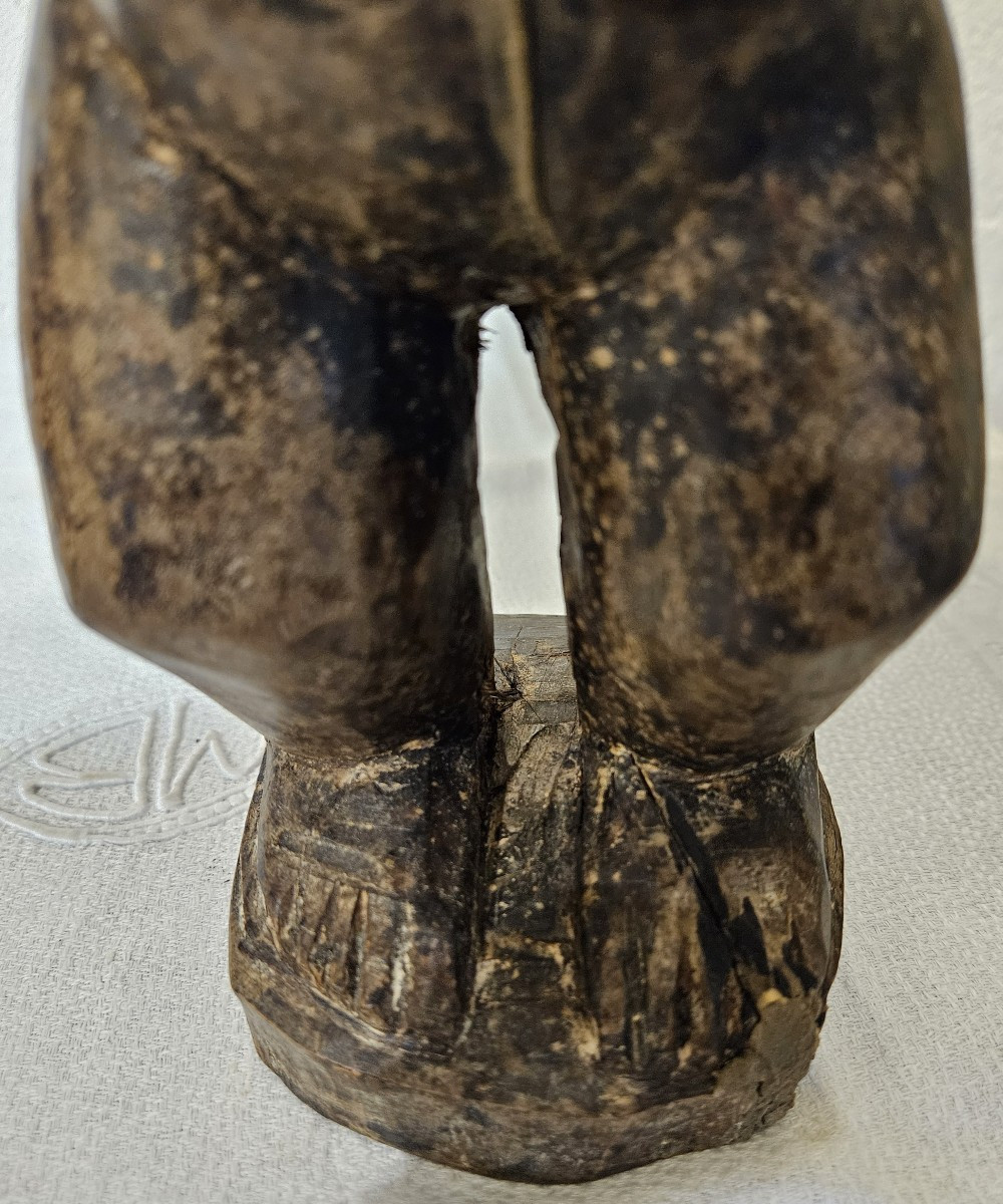 Statuette  Africaine  BLOLO - BLA - Fétiche BAOULE  -  origine Côte d'Ivoire -  20ème --photo-6
