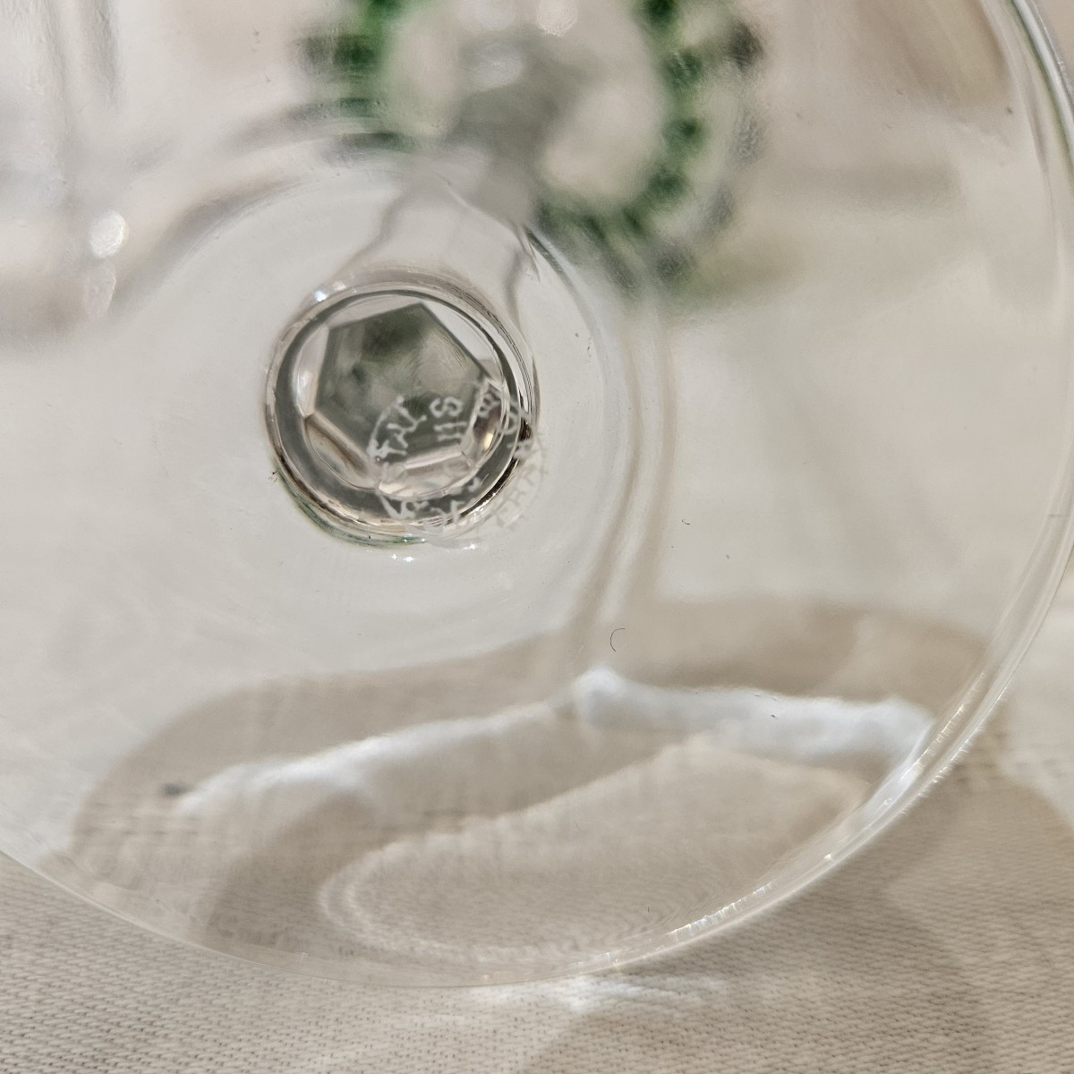 5 Rohmer Glasses - Manhattan Pattern - Saint-louis Crystal - 20th Century-photo-4