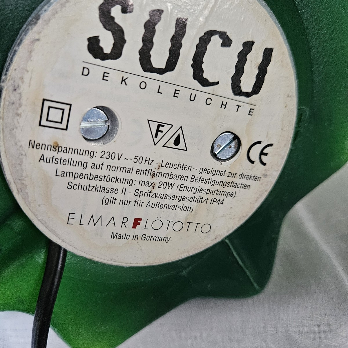 Sucu Cactus Lamp - Post Moderne - By Art Novo For Elmar Flototto 1980 - 1989 .-photo-1