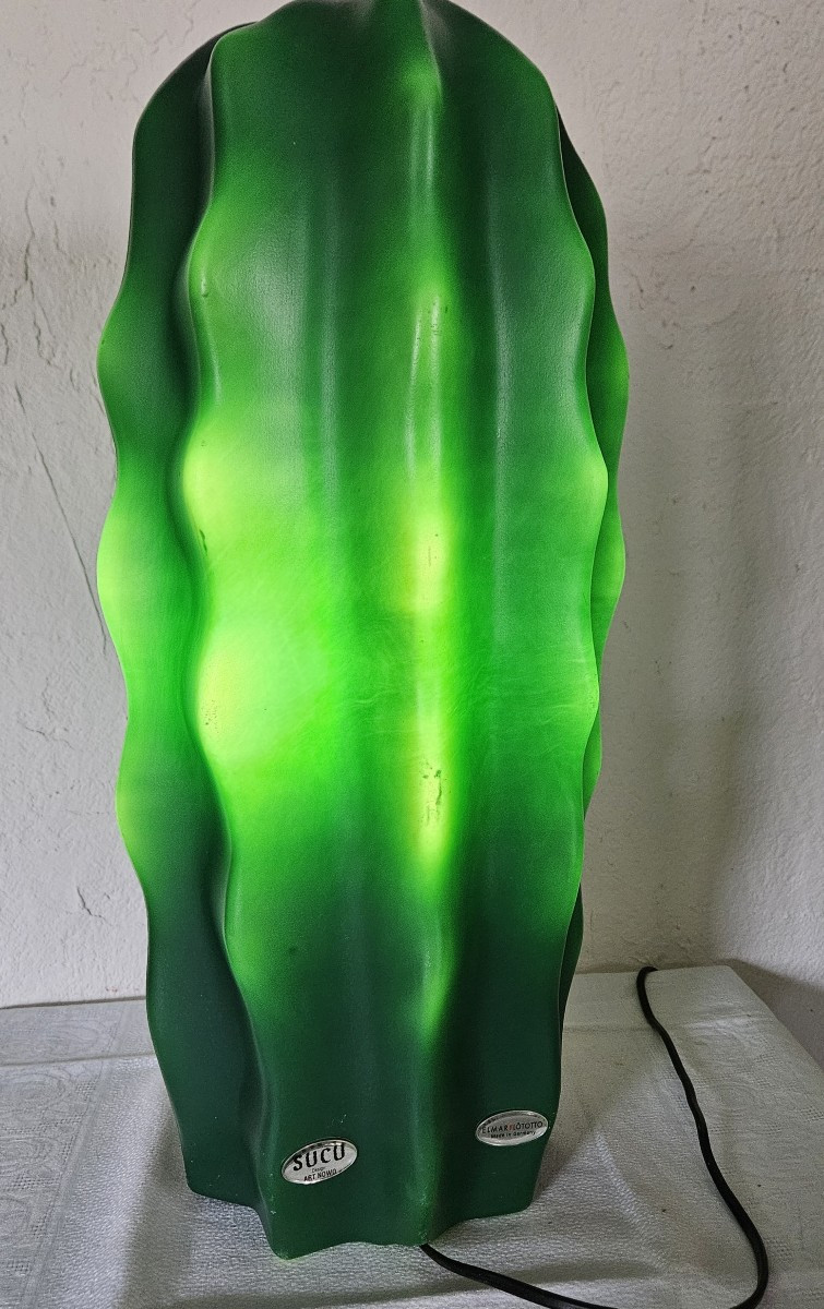 Sucu Cactus Lamp - Post Moderne - By Art Novo For Elmar Flototto 1980 - 1989 .-photo-7