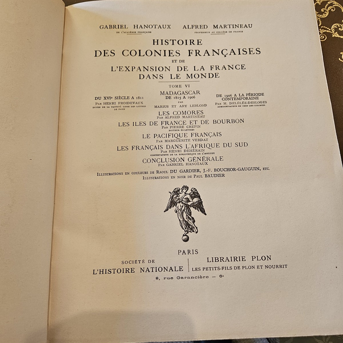 History Of The French Colonies In 6 Volumes By Gabriel Hanotaux-photo-2