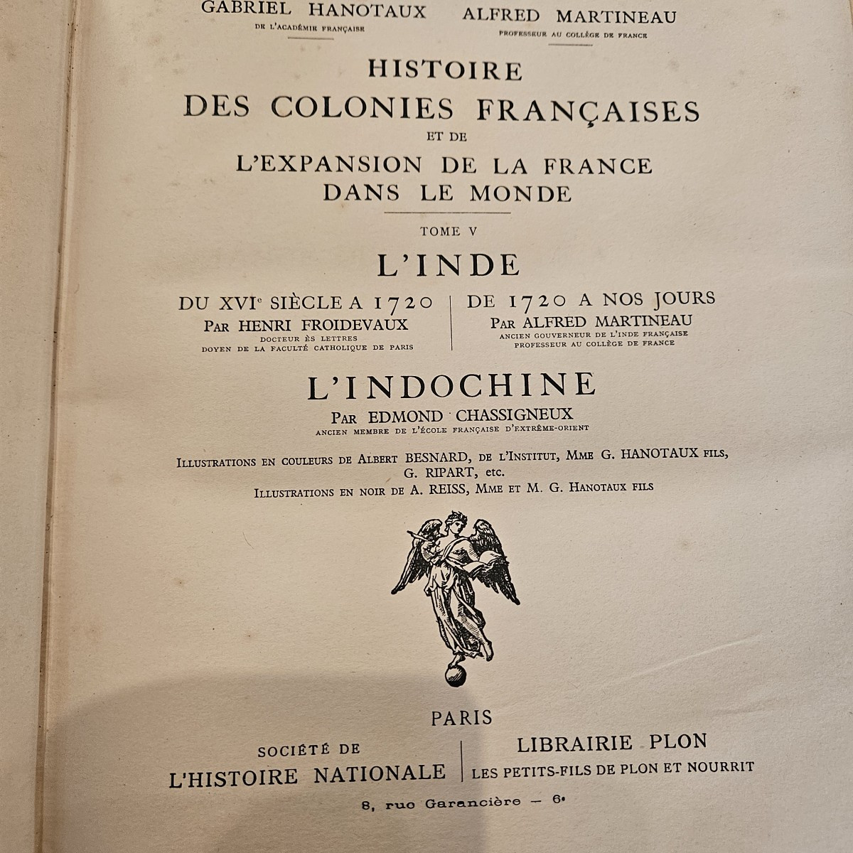 History Of The French Colonies In 6 Volumes By Gabriel Hanotaux-photo-6