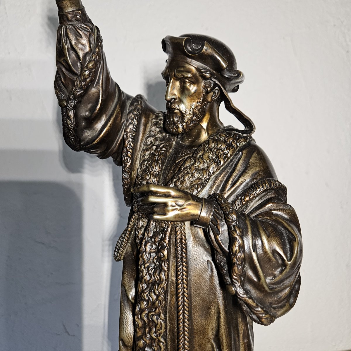 Bronze  de  Désiré  Pierre  Louis MARIE  né à ANISY (Calvados) en 1761 --photo-8