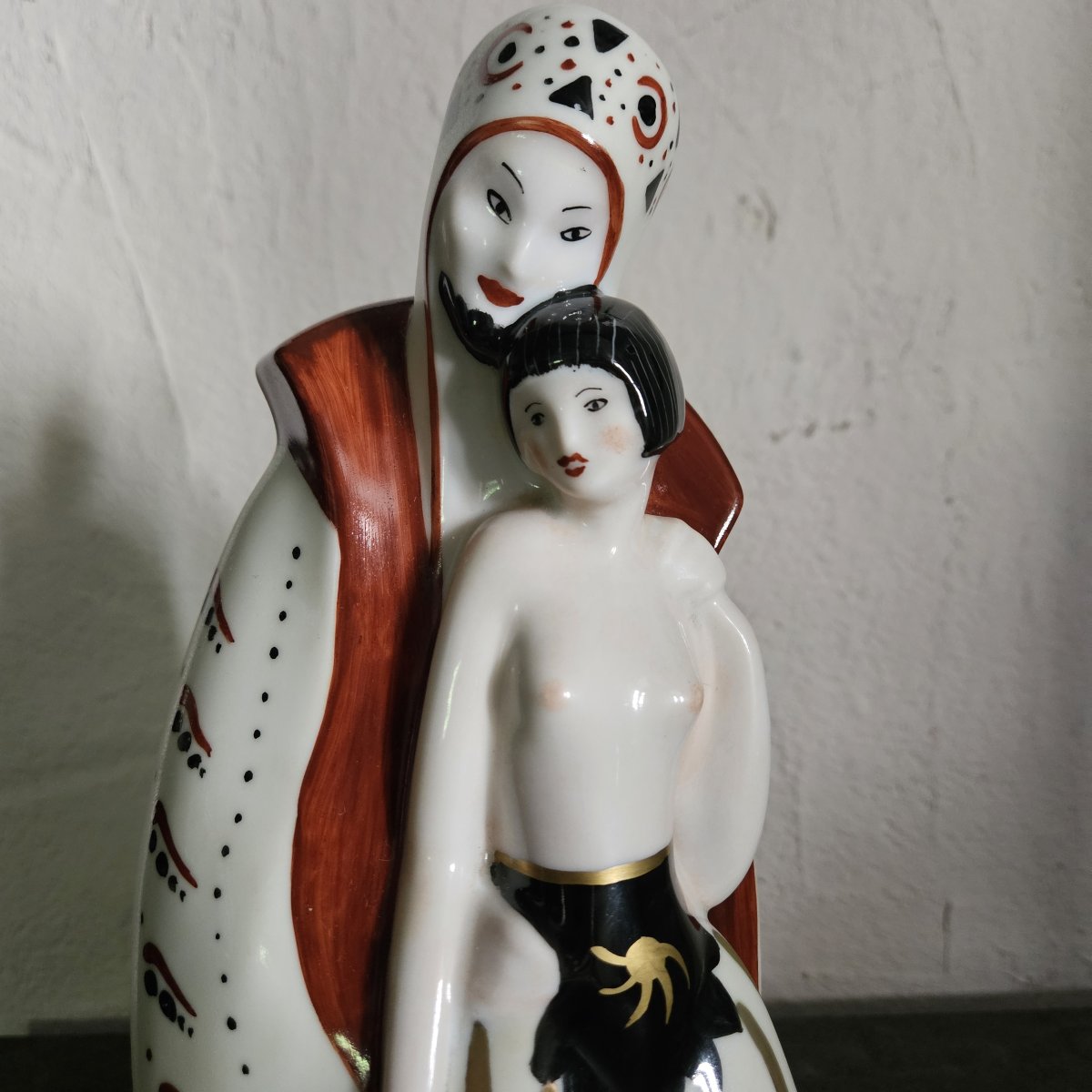 Art Deco Mood Lamp With Fragrance Diffuser — Signed Amelin - Limoges.-photo-3