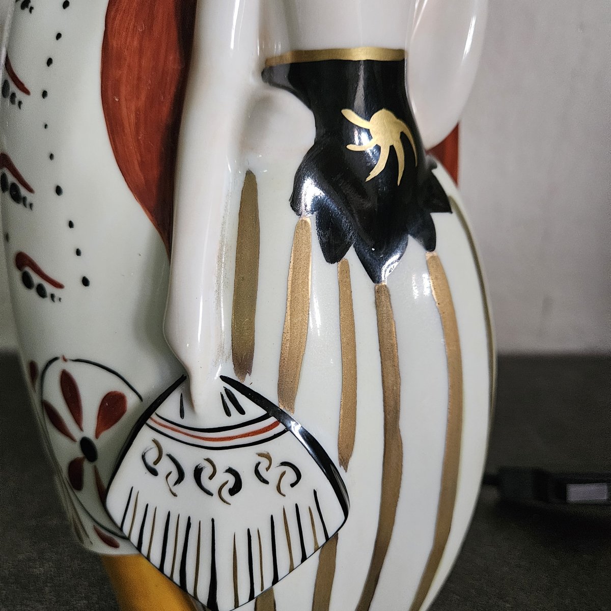 Art Deco Mood Lamp With Fragrance Diffuser — Signed Amelin - Limoges.-photo-4