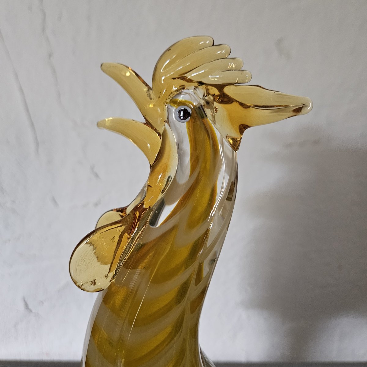 Coq en verre soufflé  -  MURANO  - époque 20ème  - -photo-3