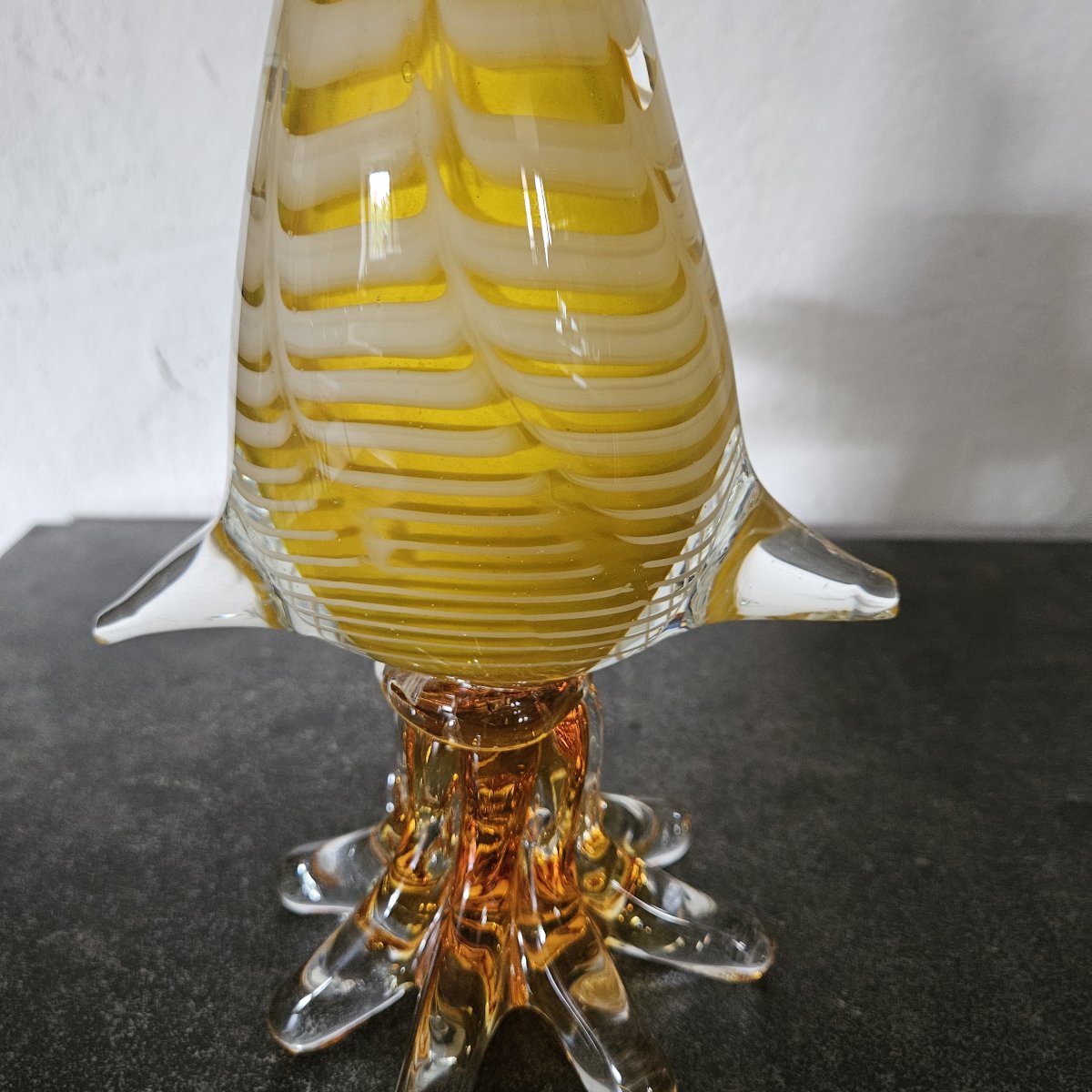 Coq en verre soufflé  -  MURANO  - époque 20ème  - -photo-3
