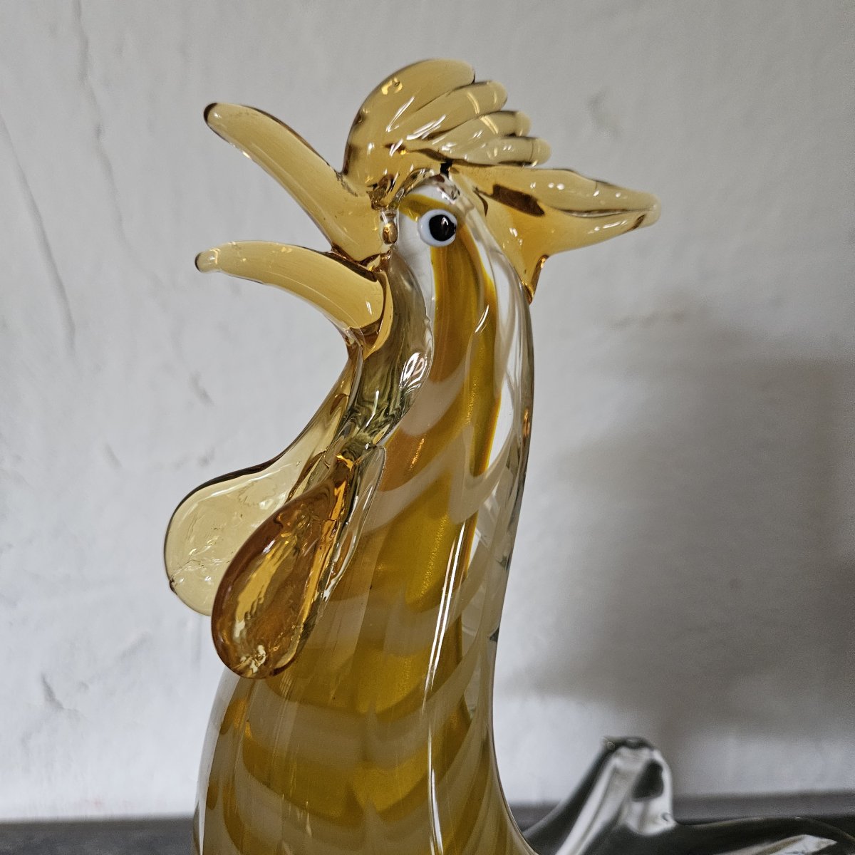 Coq en verre soufflé  -  MURANO  - époque 20ème  - -photo-5