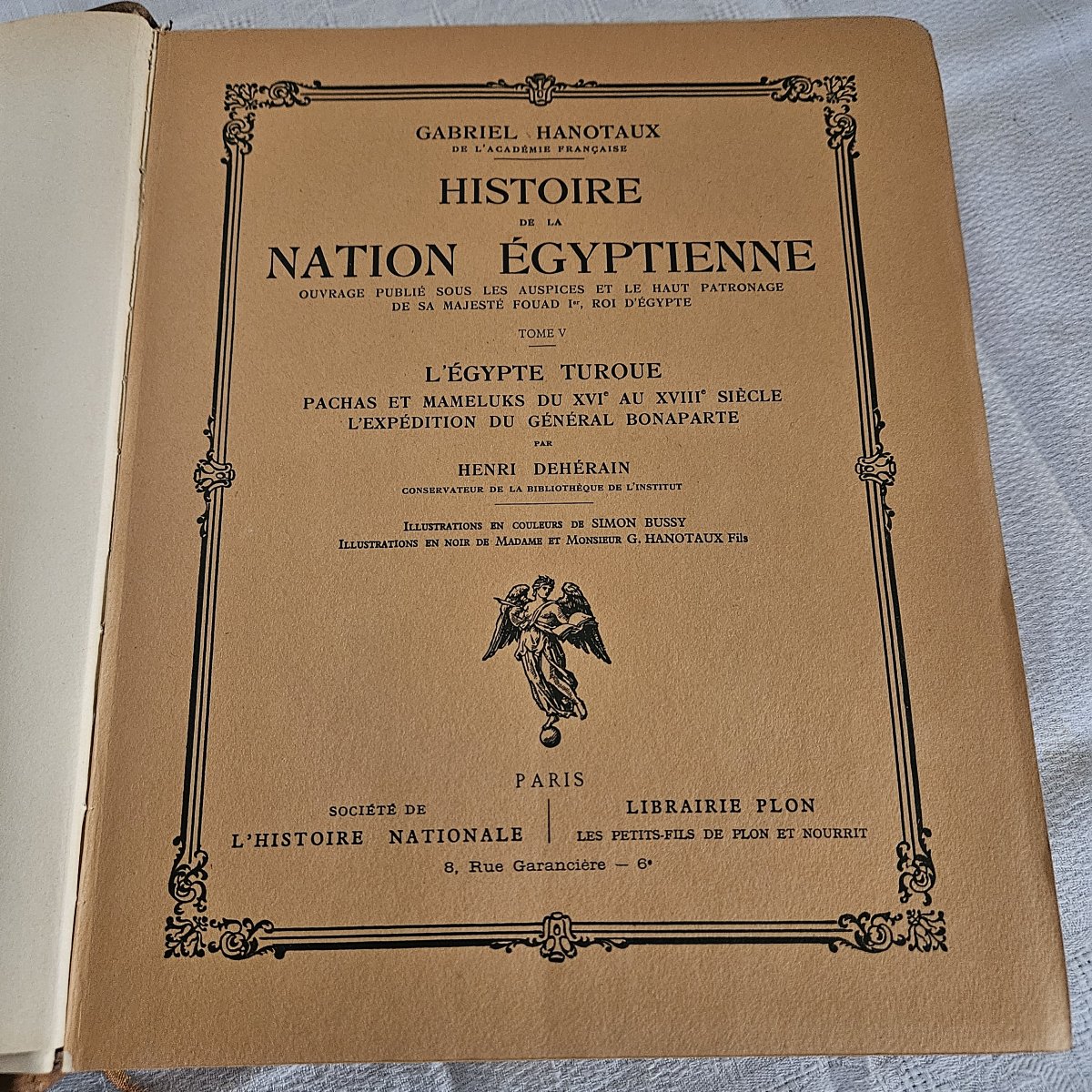 History Of The Egyptian Nation In 6 Volumes By Gabriel Hanotaux - 1926 - -photo-3