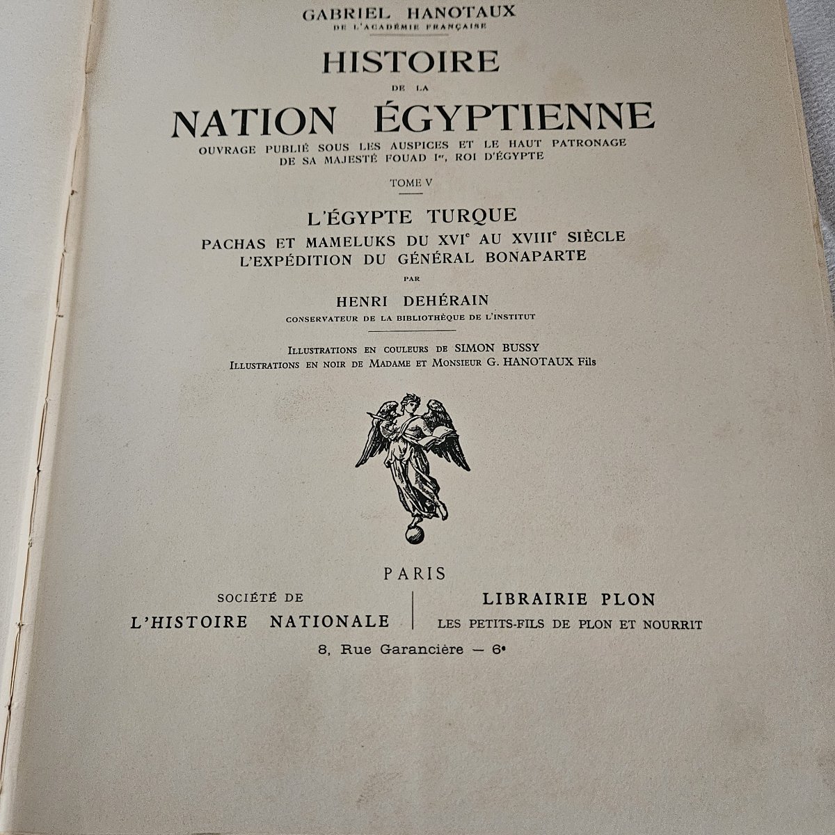 History Of The Egyptian Nation In 6 Volumes By Gabriel Hanotaux - 1926 - -photo-4