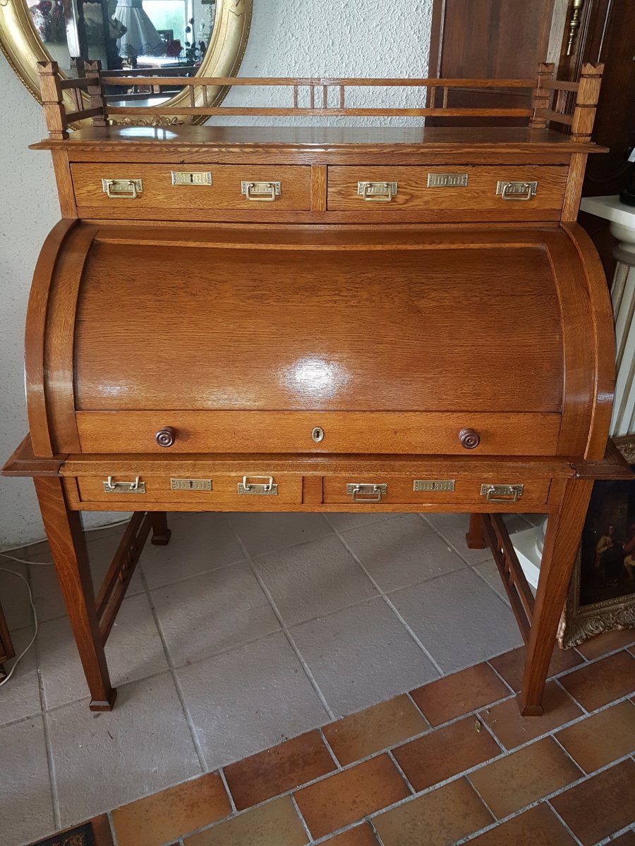 Bureau Cylinder Of Gustave Serrurier-bovy