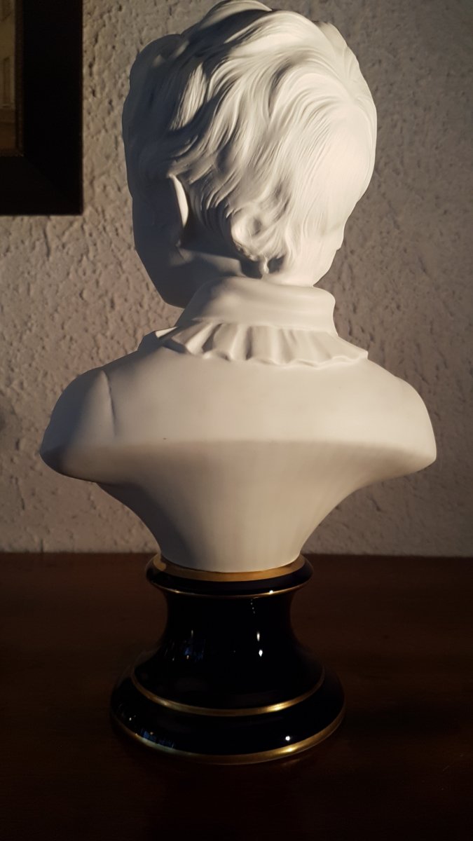 Buste d'Enfant Porcelaine De Limoges - C. Tharaud-photo-2