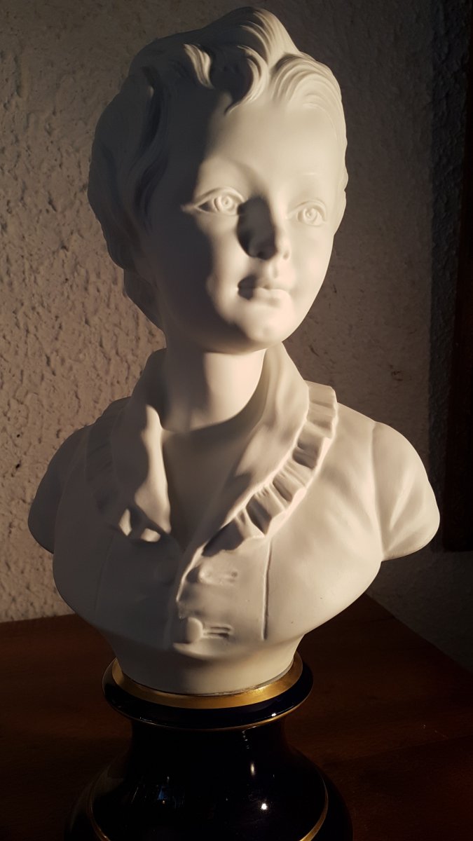 Buste d'Enfant Porcelaine De Limoges - C. Tharaud-photo-6