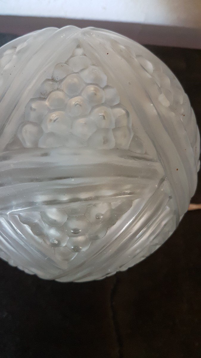 Lampe Art Déco Hettier Et Vincent 1930-photo-4