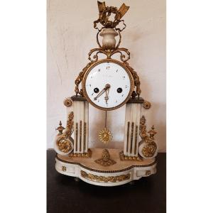 Louis XVI Portico Clock - 18th Time