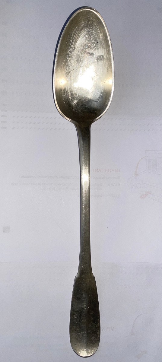 Paris - Stew Spoon - 18th Century Silver - General Farmers-photo-4