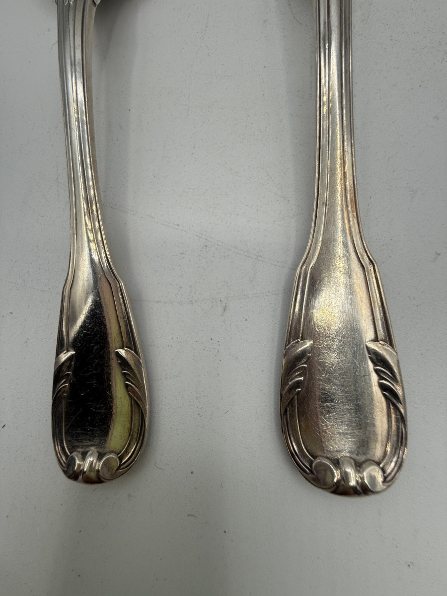 Ménagère argent 72 pièces - BOIN  TABURET dans coffret-photo-6