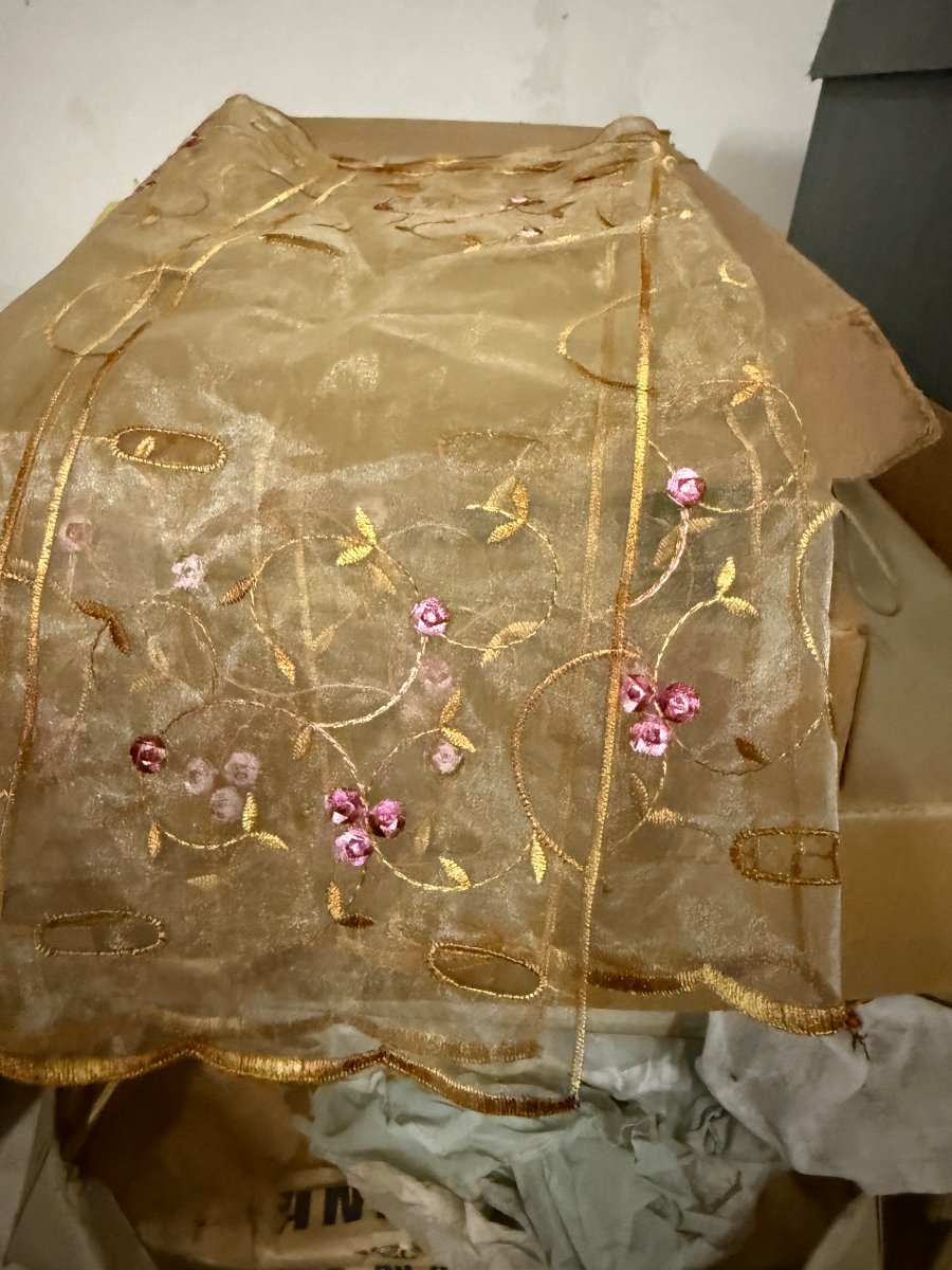 Lot de Tissus - vêtements et linges anciens XIX°-photo-2