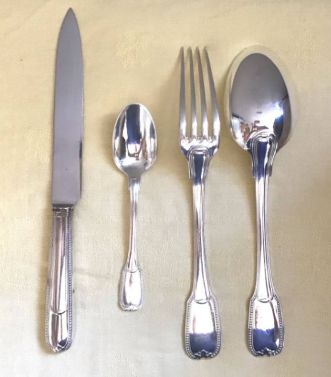 Christofle-Cardeilhac Ménagère Argenterie Massive 48 Pièces modèle Joubert