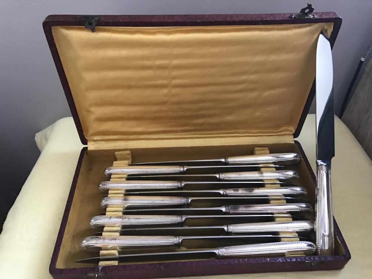 Christofle-Cardeilhac Ménagère Argenterie Massive 48 Pièces modèle Joubert-photo-2