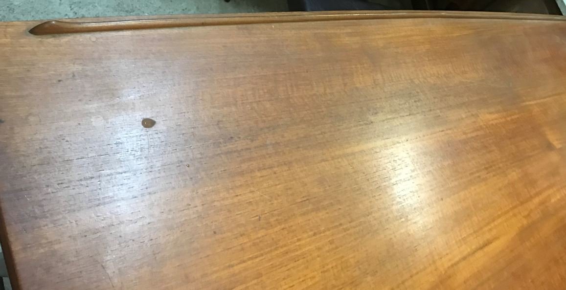 Bureau Scandinave  Louis van Teeffelen -Avec Sa Chaise-  Année 60 - Très Bon état - Teck Et Palissandre-photo-4