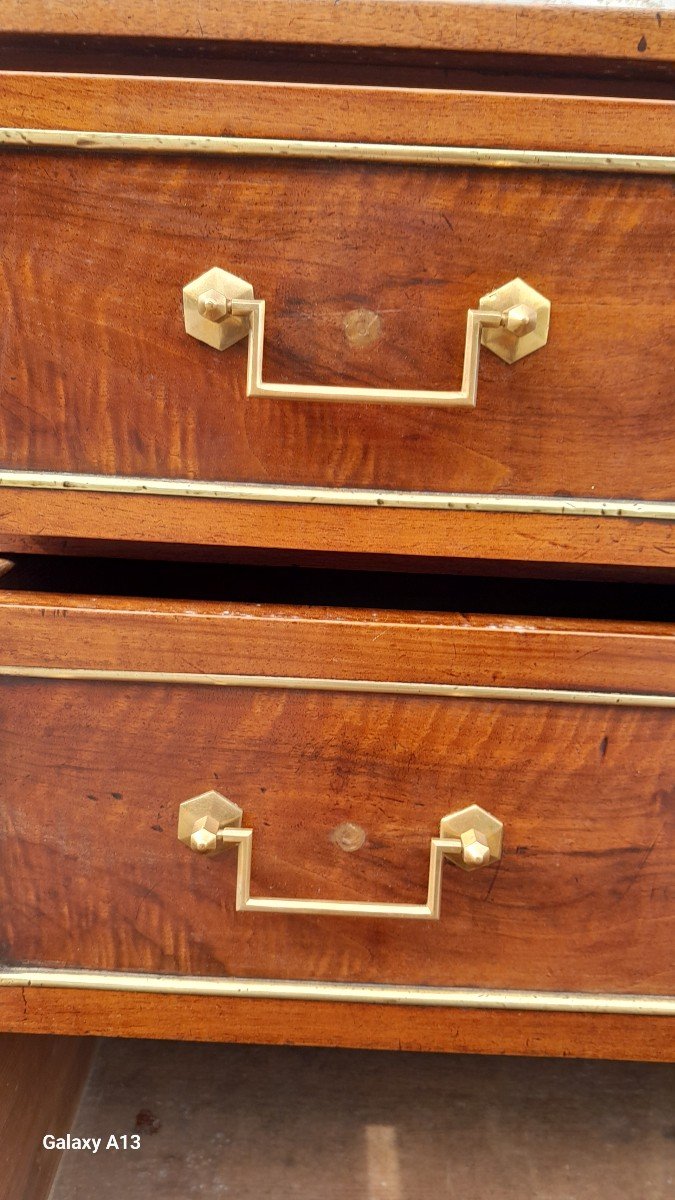 Mahogany Commode, Louis XVI Period, 18th -photo-2