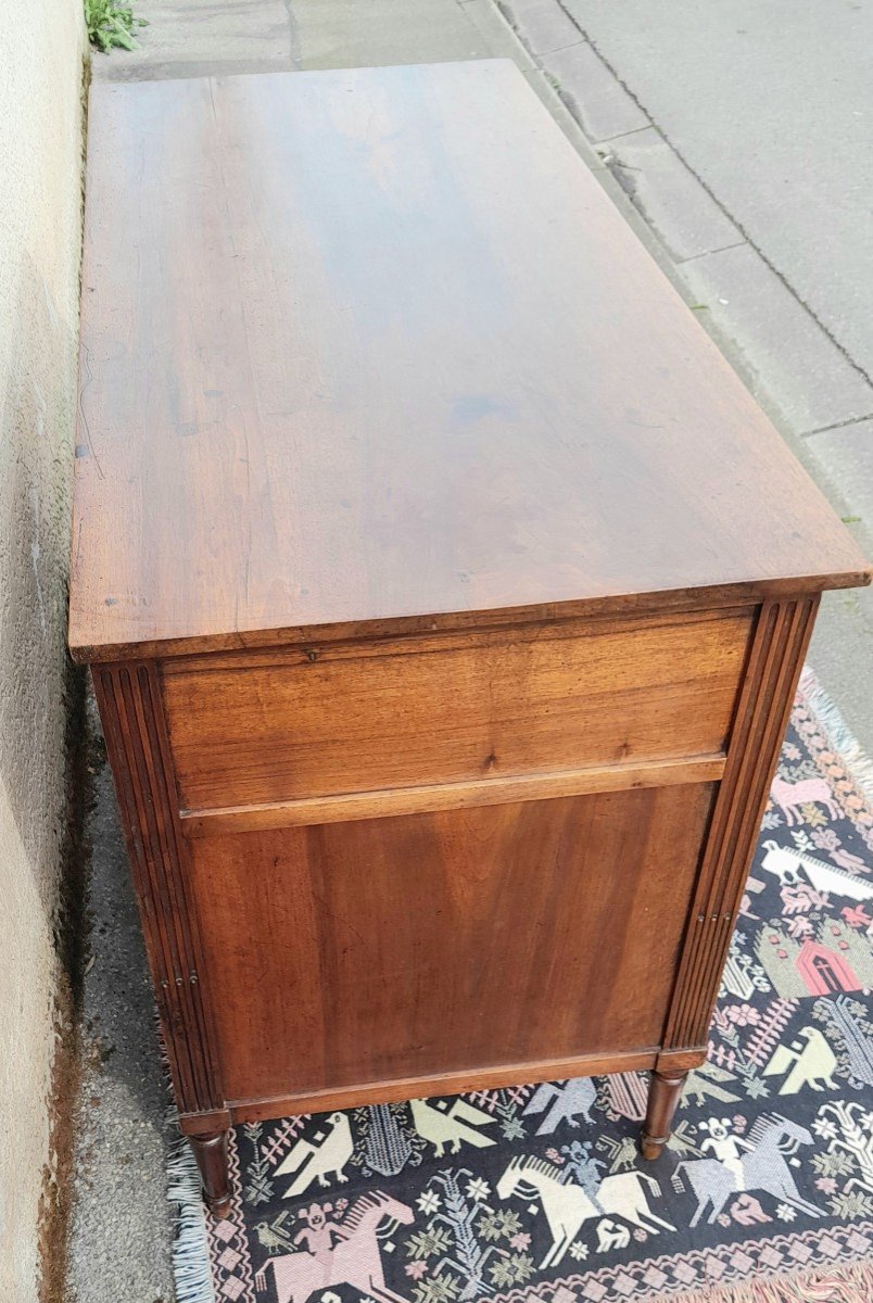 Mahogany Commode, Louis XVI Period, 18th -photo-5