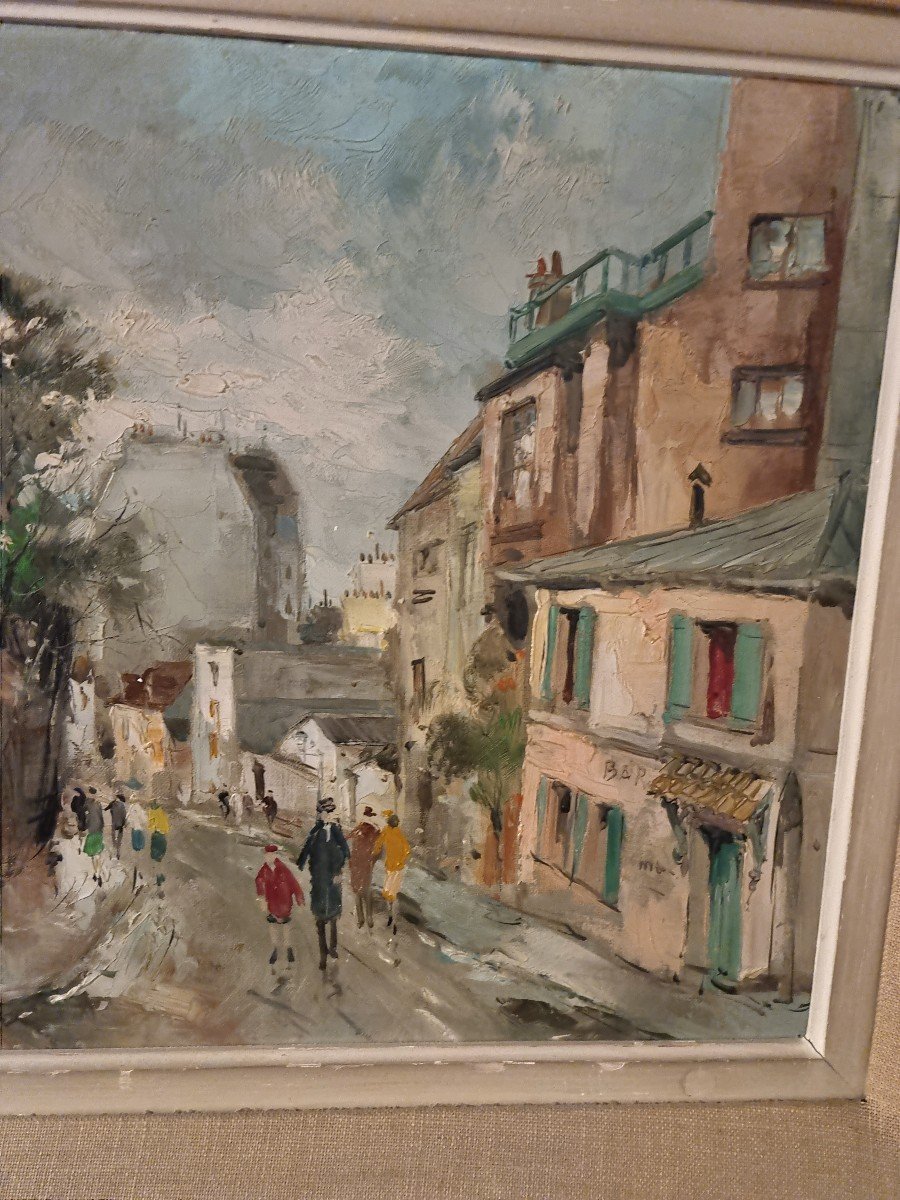 Oil Painting On Canvas, François Claver 20th Century -photo-4