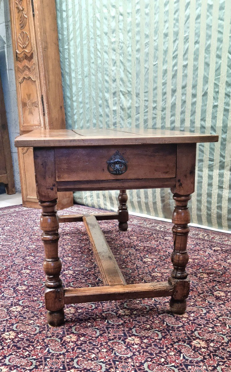 Table De Ferme En Merisier, De Style Louis XIII, d'époque 18ème -photo-4
