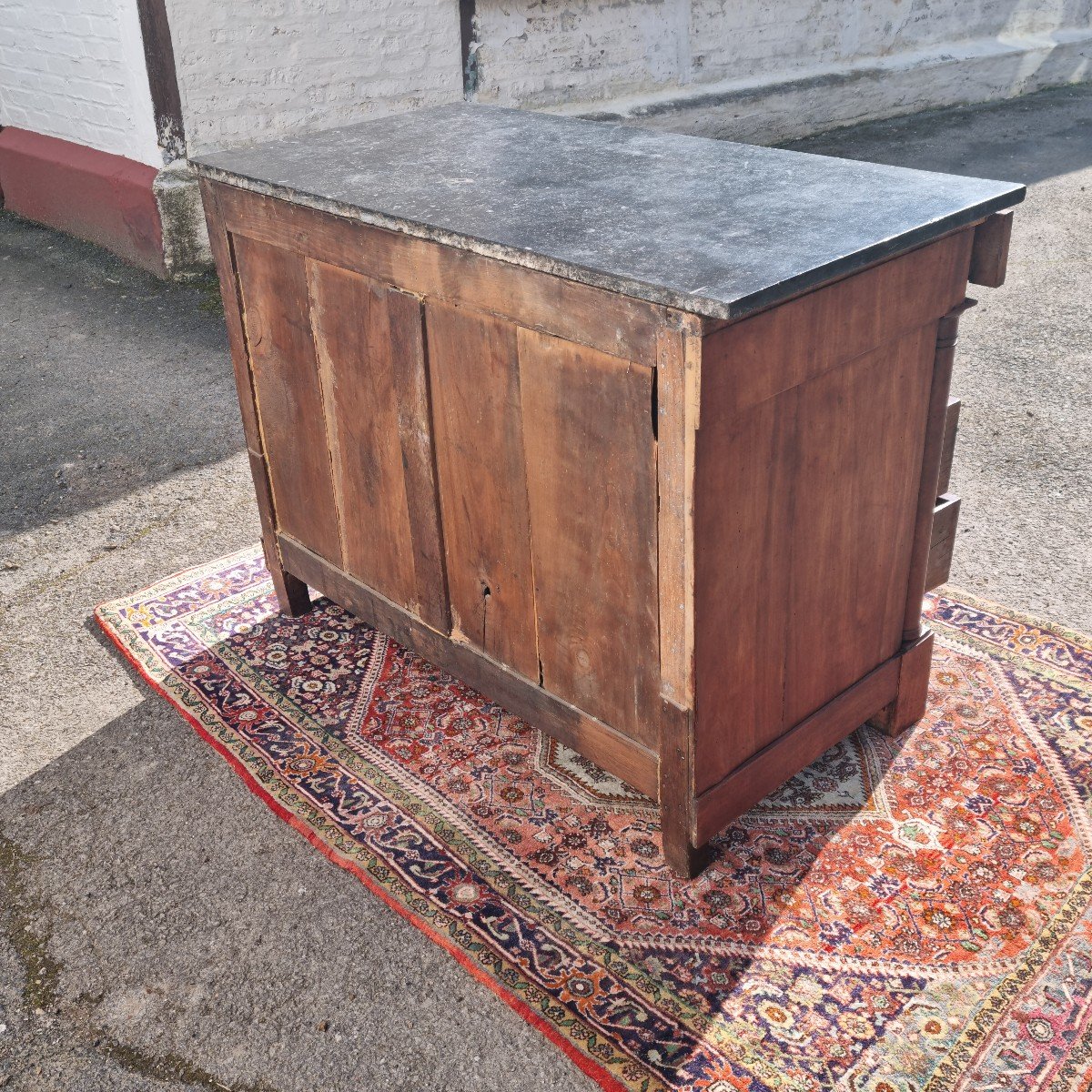 Commode en Acajou Empire, d'époque 19ème. -photo-2