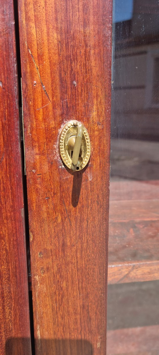 Mahogany Display Cabinet, Restoration, 19th Century -photo-1