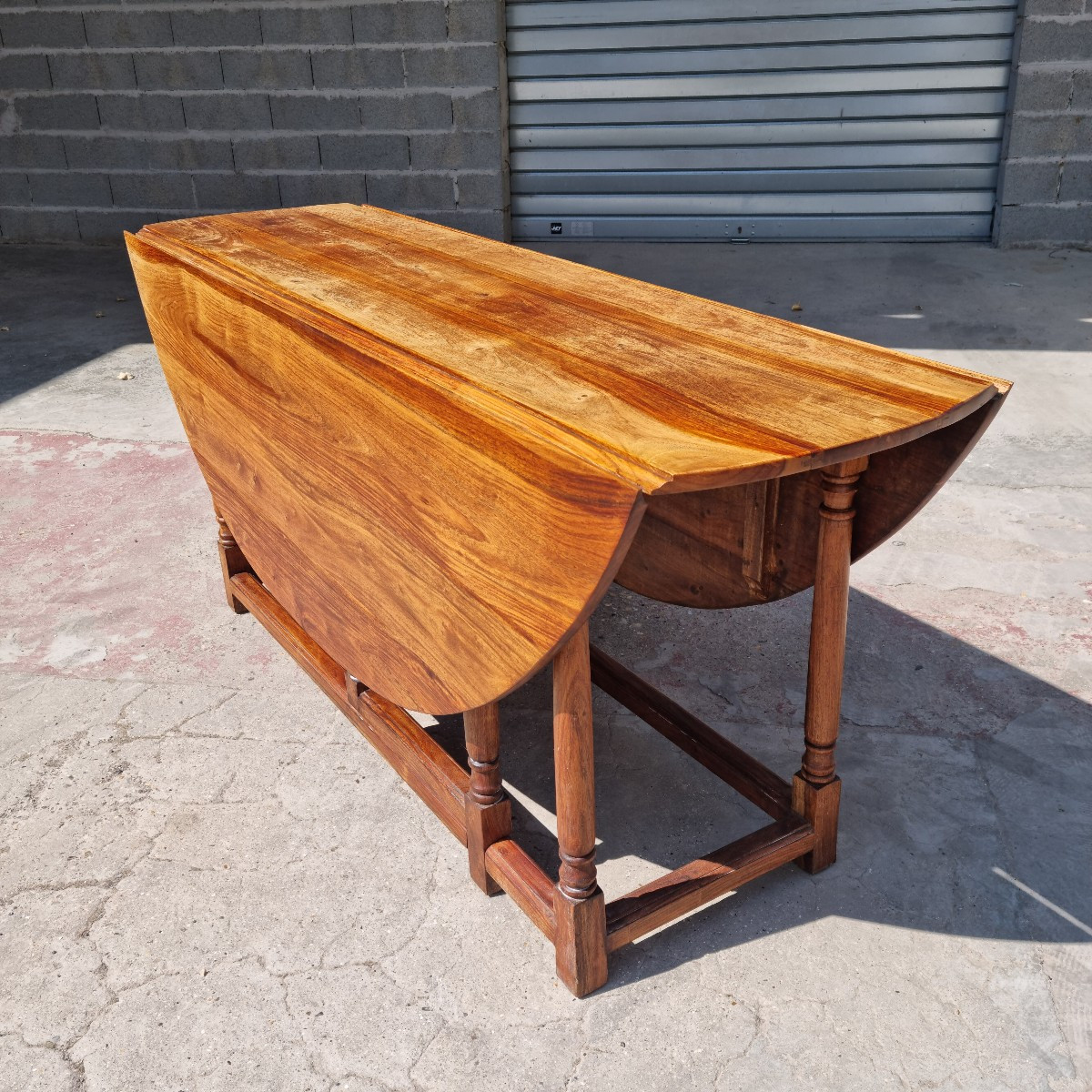 Solid Rosewood Portfolio Table, Restoration, 19th Century -photo-5