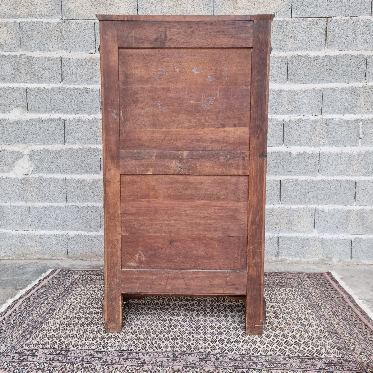 Mahogany Secretary, Restoration, 19th Century-photo-5