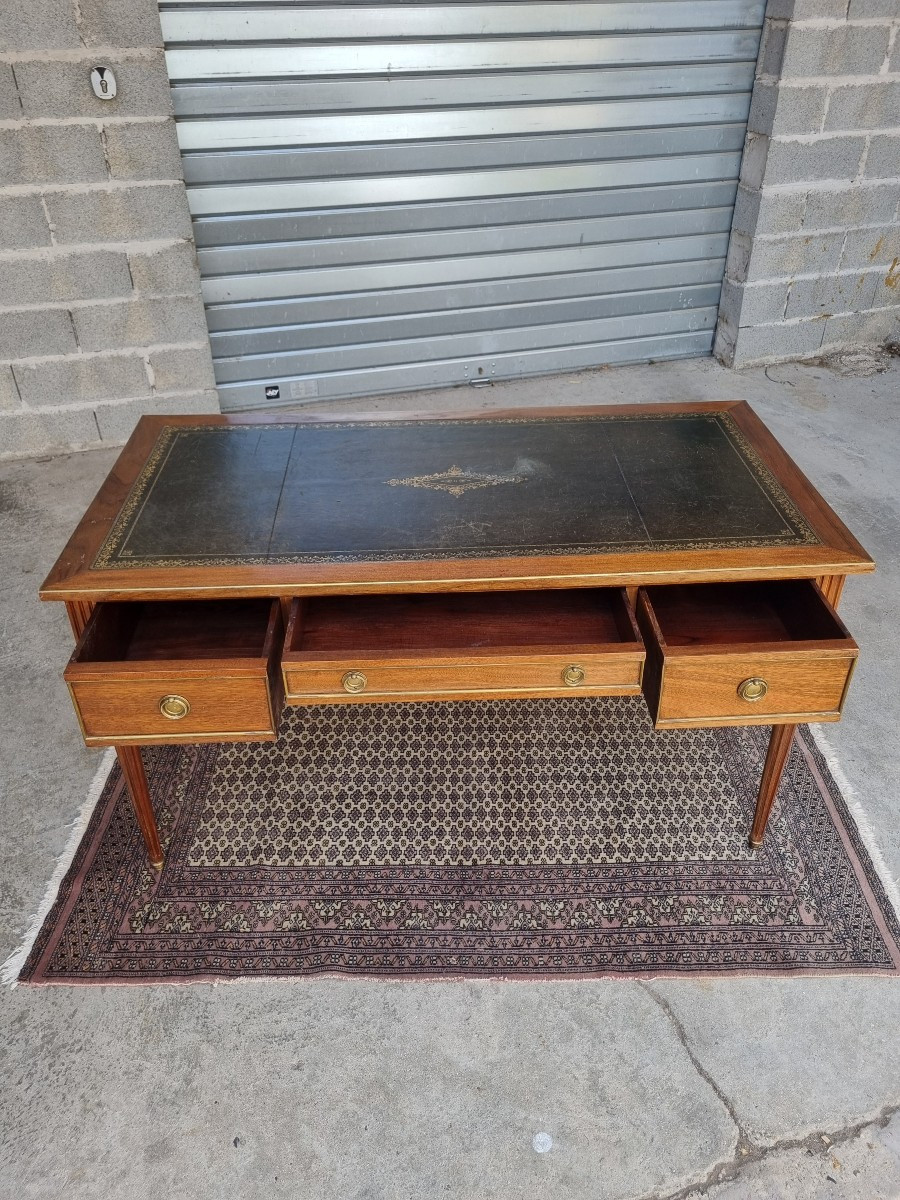 19th Century Louis XVI Style Mahogany Desk -photo-2