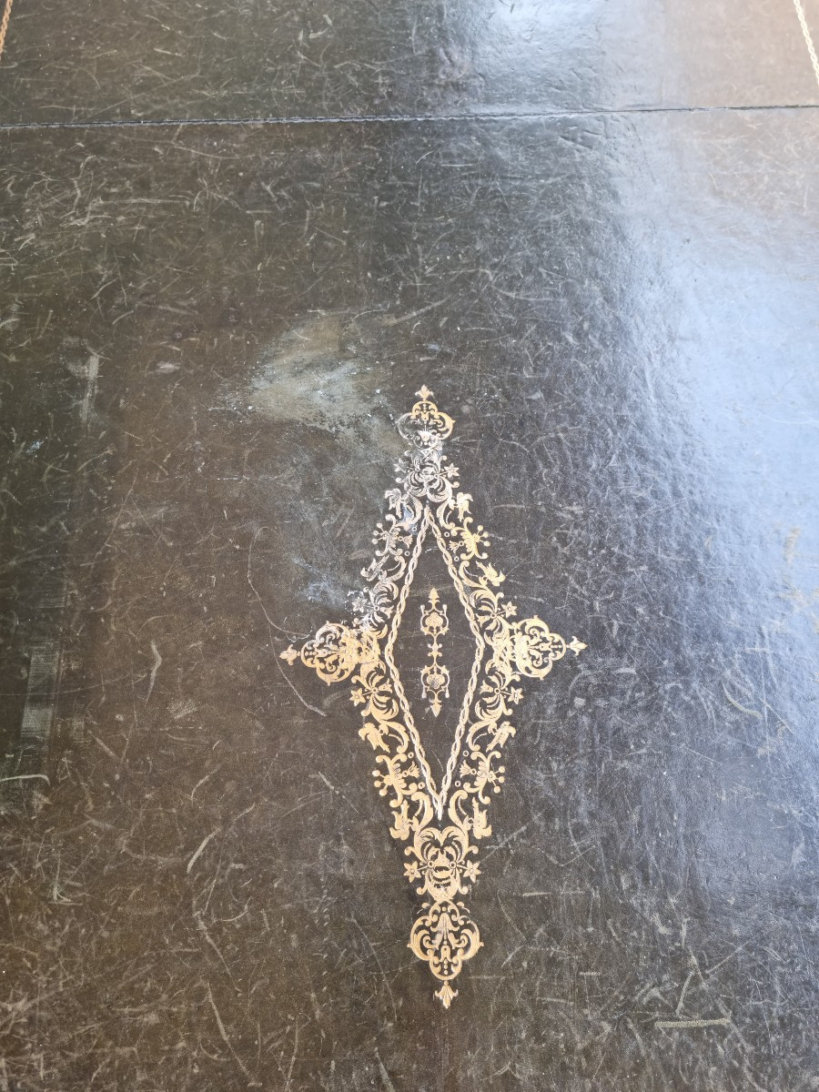 19th Century Louis XVI Style Mahogany Desk -photo-2