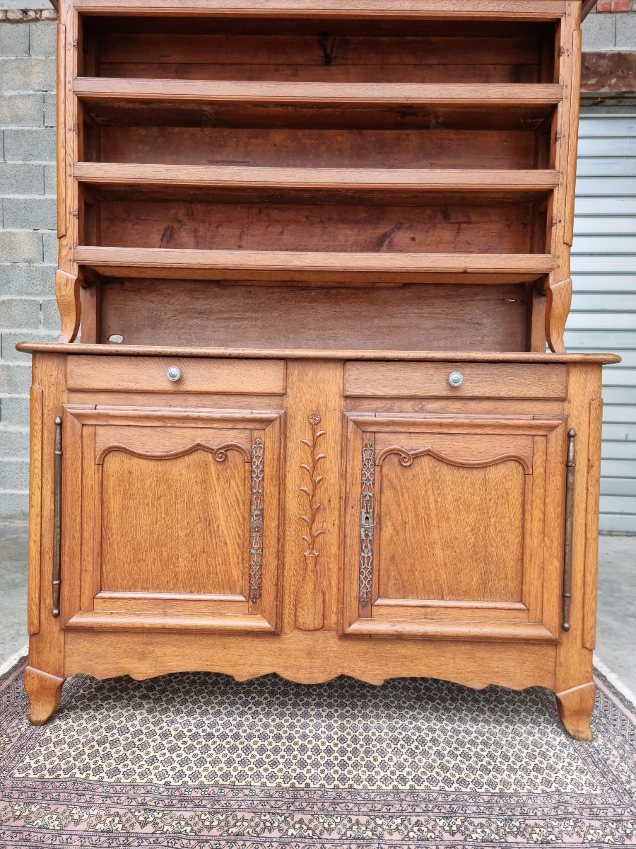 Louis XV Oak Sideboard From The 18th Century -photo-4