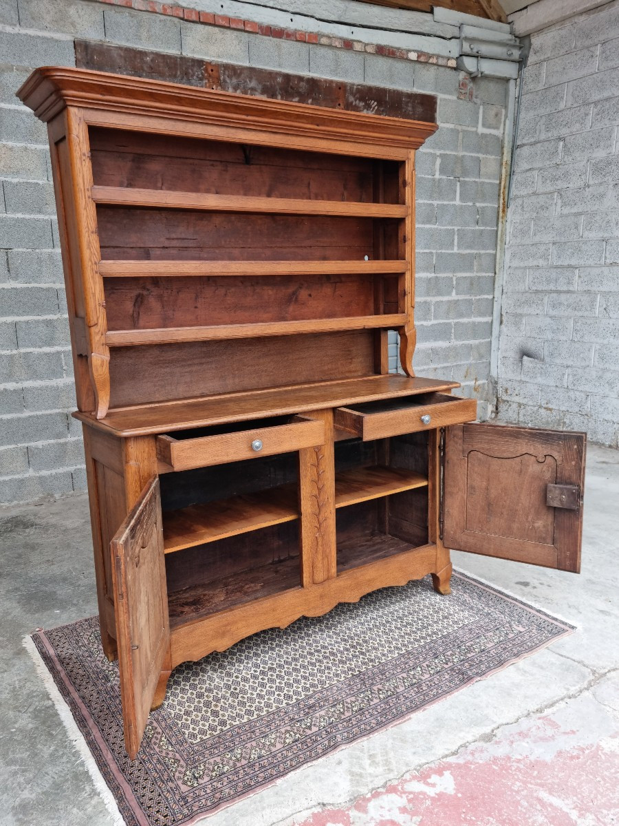 Louis XV Oak Sideboard From The 18th Century -photo-1