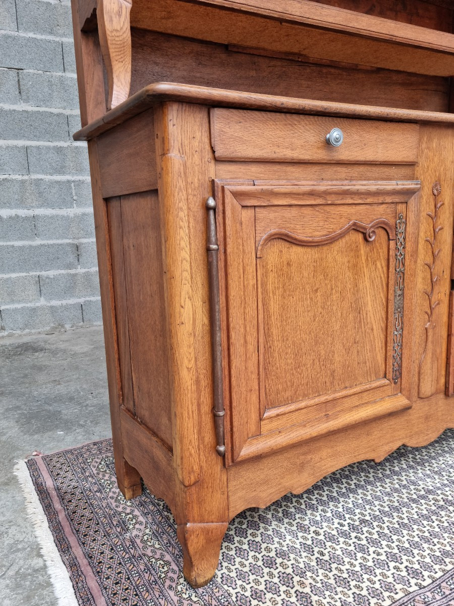 Louis XV Oak Sideboard From The 18th Century -photo-5